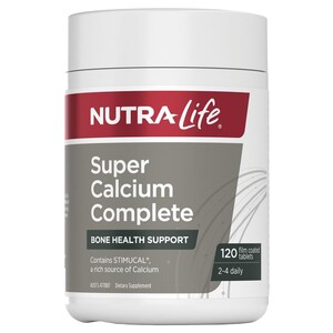 (PRE ORDER) Nutra-Life Super Calcium Complete 120 Tablets shelf life 2yrs